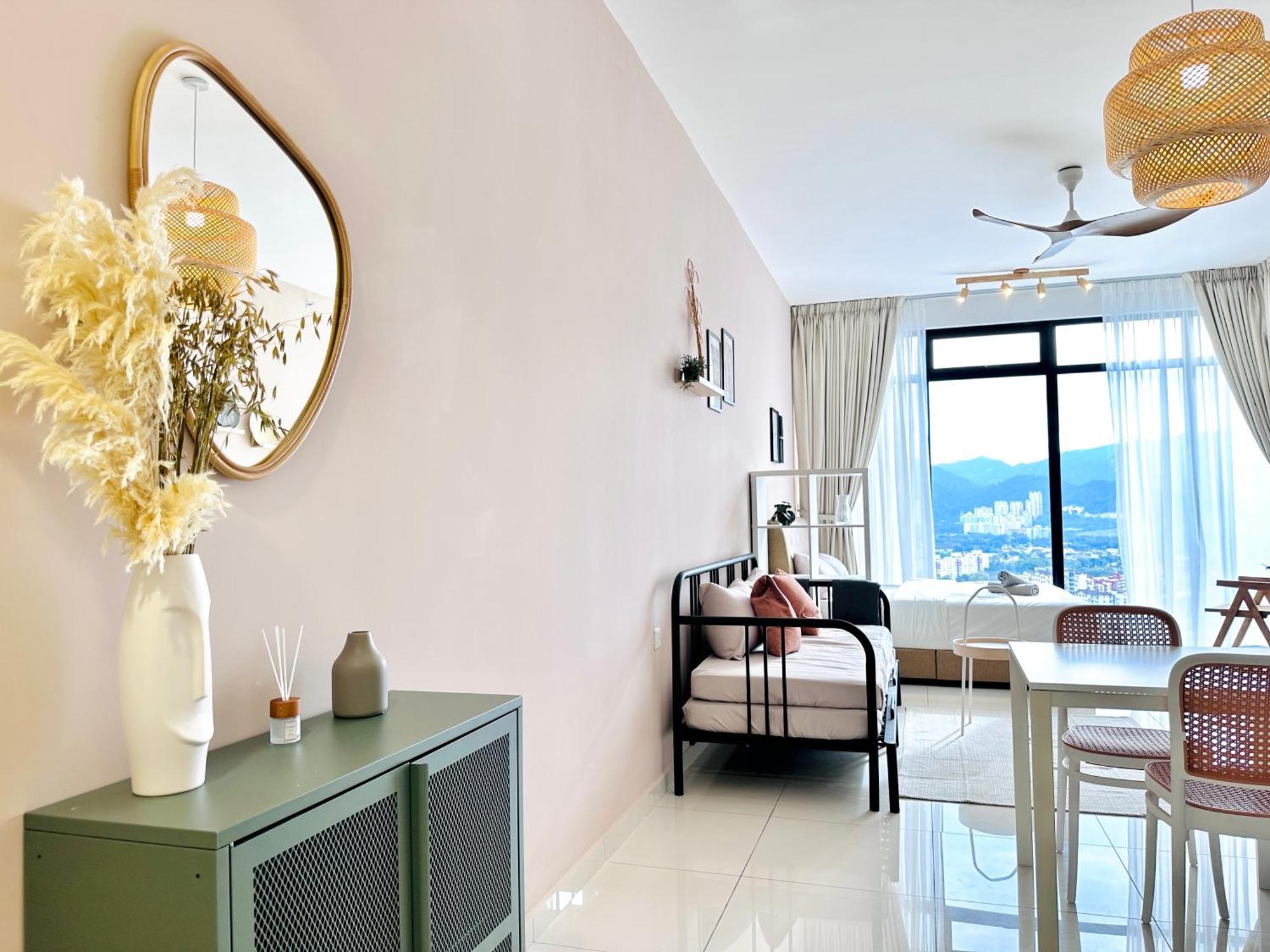 New 2Br Georgetown Warm And Lovely Homestay 10Pax-无敌美景两房民宿 Beacon Executive Suite Екстер'єр фото