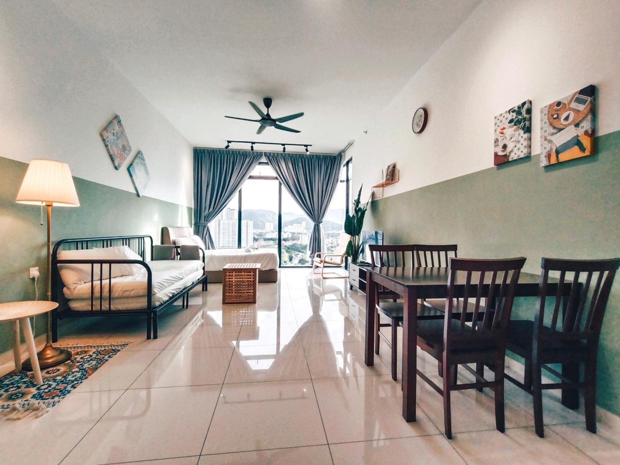 New 2Br Georgetown Warm And Lovely Homestay 10Pax-无敌美景两房民宿 Beacon Executive Suite Екстер'єр фото