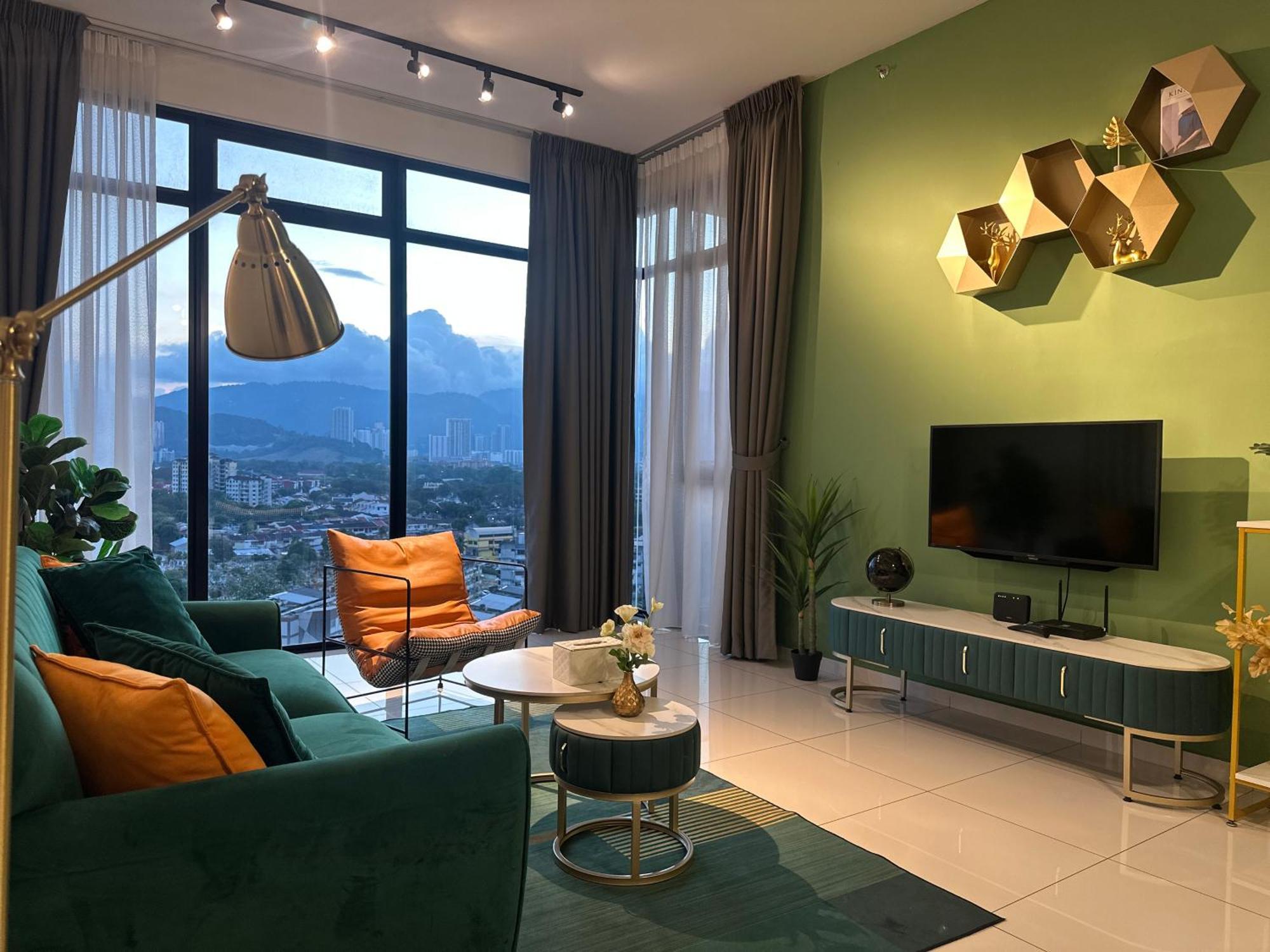 New 2Br Georgetown Warm And Lovely Homestay 10Pax-无敌美景两房民宿 Beacon Executive Suite Екстер'єр фото