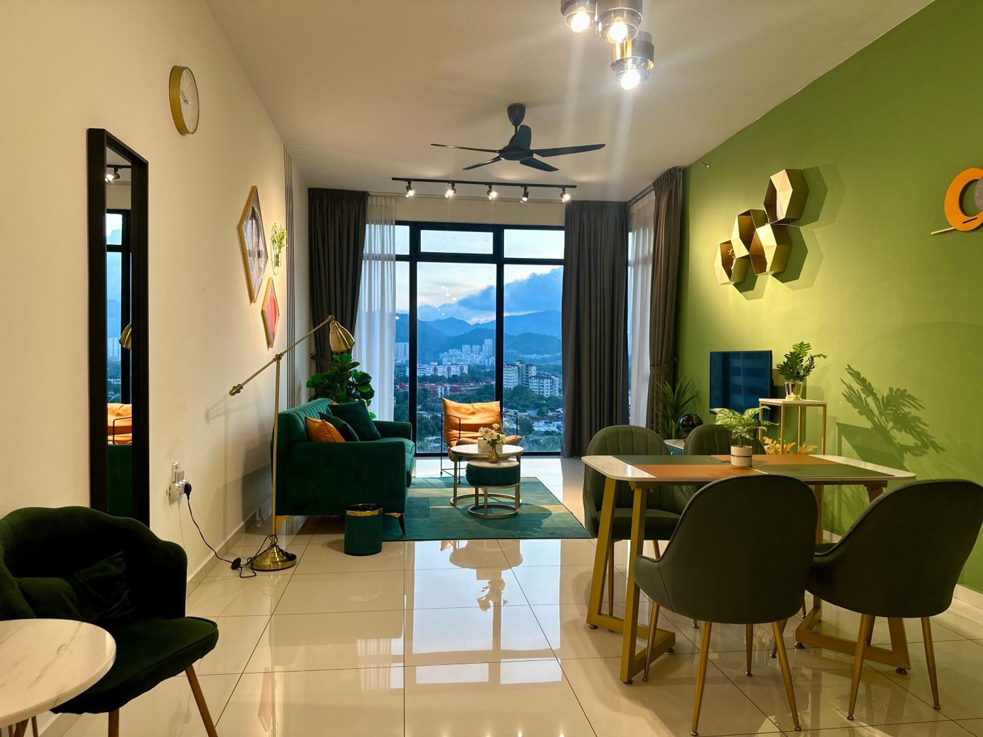 New 2Br Georgetown Warm And Lovely Homestay 10Pax-无敌美景两房民宿 Beacon Executive Suite Екстер'єр фото