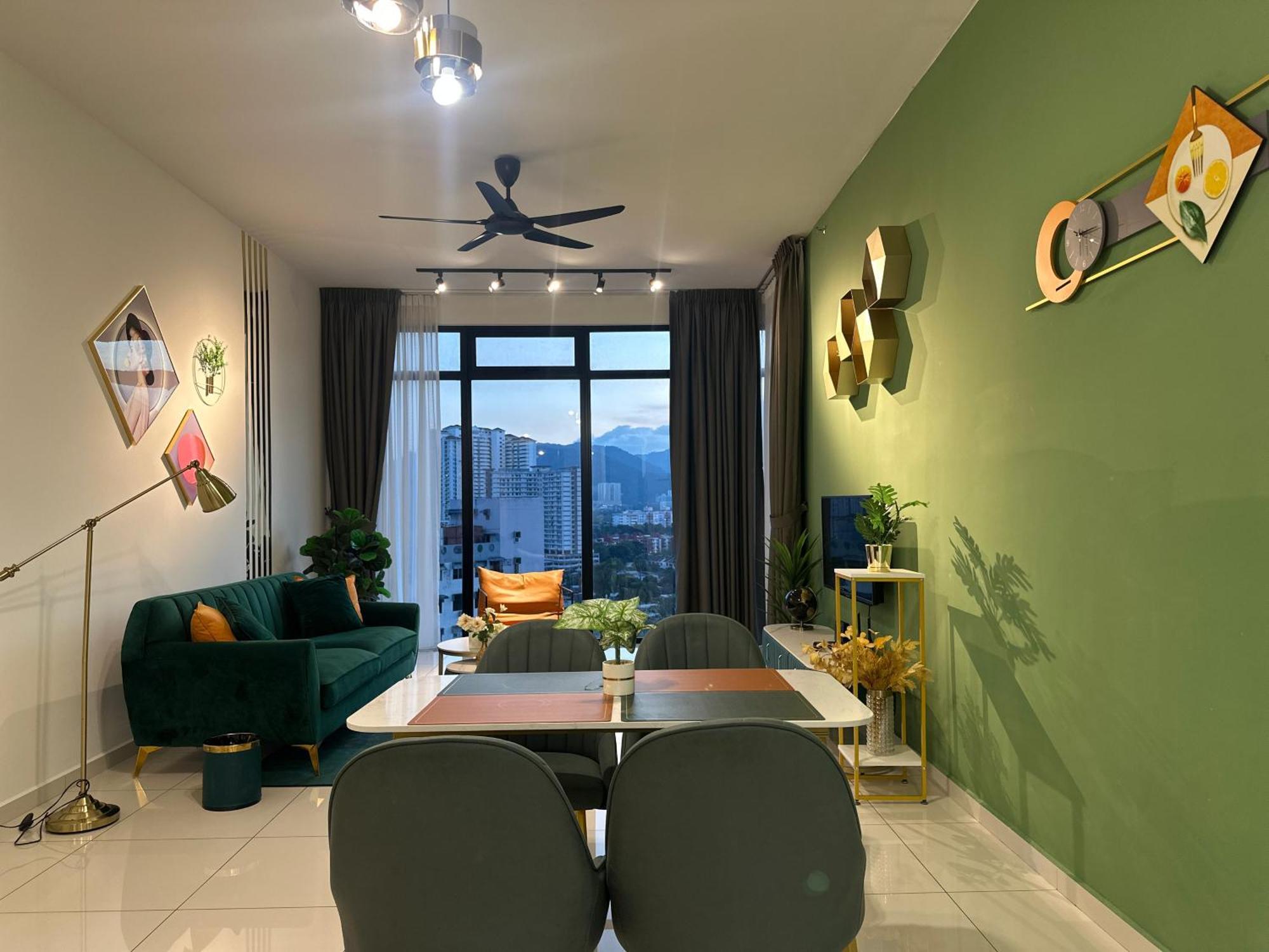 New 2Br Georgetown Warm And Lovely Homestay 10Pax-无敌美景两房民宿 Beacon Executive Suite Екстер'єр фото